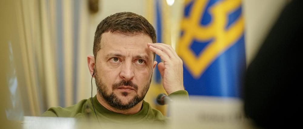 Wolodymyr Selenskyj, Präsident der Ukraine.