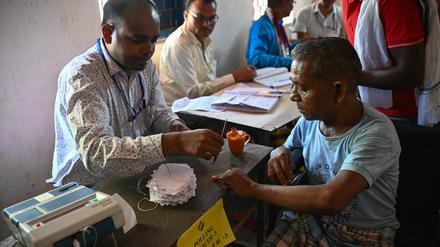 In Indien wird gewählt. Das Ergebnis wird allerdings erst in sechs Wochen erwartet.