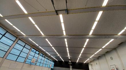 Aus vier Sporthallen besteht der Komplex im Märkischen Viertel.