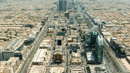 Blick auf Riad, die Hauptstadt des Königreichs Saudi-Arabien