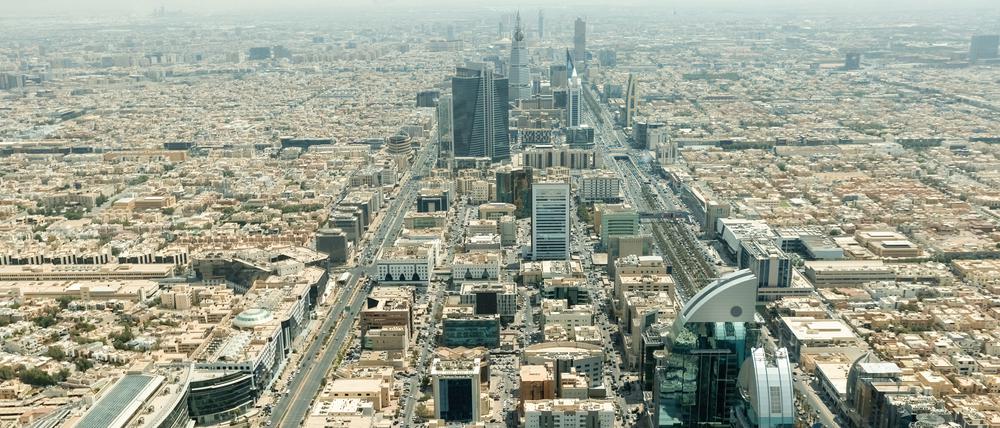 Blick auf Riad, die Hauptstadt des Königreichs Saudi-Arabien