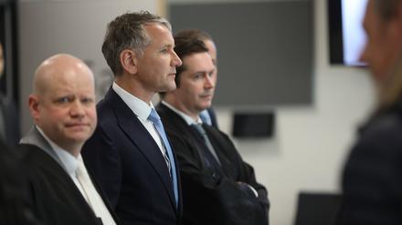 Thüringens AfD-Landeschef Björn Höcke steht vor Gericht.