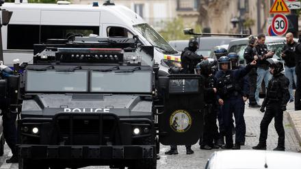 Französische Polizisten.