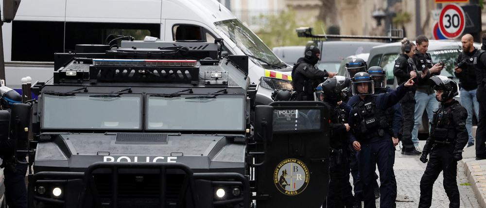 Französische Polizisten.