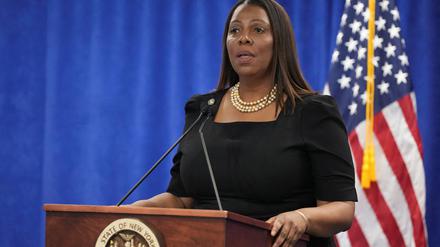 Die New Yorker Generalstaatsanwältin: Letitia James.