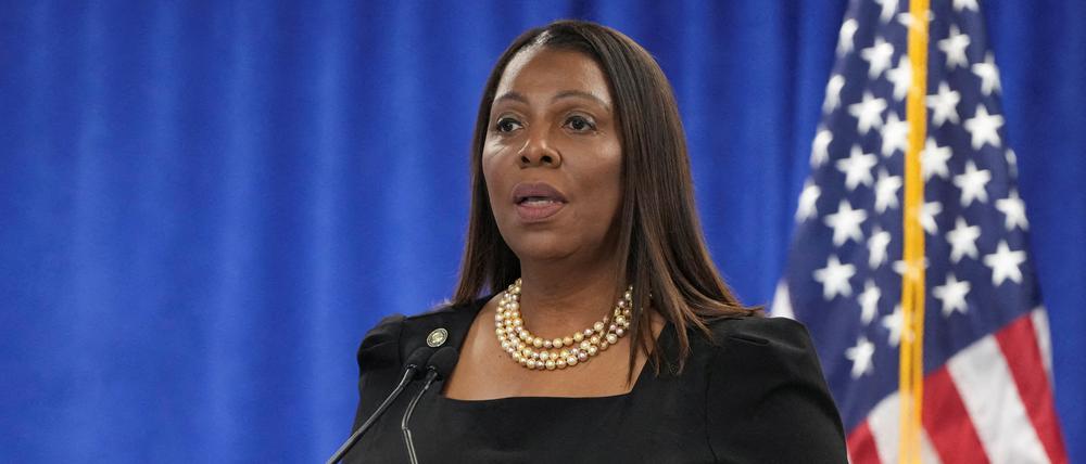 Die New Yorker Generalstaatsanwältin: Letitia James.