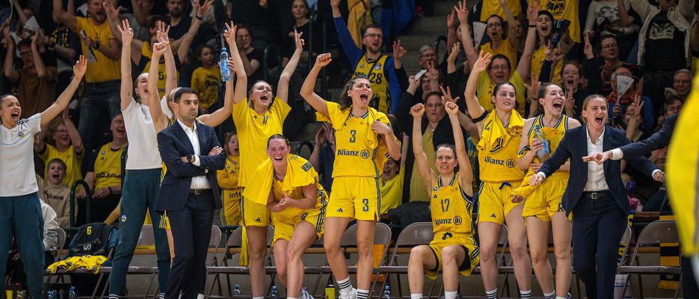 Albas Basketballerinnen setzten sich im ersten Finalspiel gegen Keltern durch.