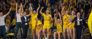 Albas Basketballerinnen setzten sich im ersten Finalspiel gegen Keltern durch.
