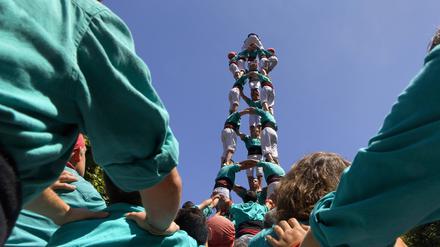 Der Bau menschlicher Pyramiden hat in Katolonien eine lange Tradition.