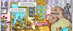 Eine Szene aus „Der Bärbeiß“. 