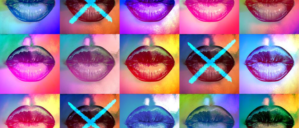 Eine bunte Illustration von Mündern. Ein Henne-Ei-Problem in der Psychologie: Ist es möglich, dass depressive oder ängstliche Menschen mehr als andere zu einer woken Haltung neigen? Oder führt die Wokeness zu den psychischen Problemen?