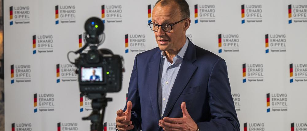 CDU-Chef und Unionsfraktionsvorsitzender: Friedrich Merz (CDU).