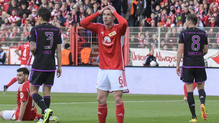 Robin Gosens und seine Union-Kollegen taumeln in der Bundesliga immer mehr in Richtung Tabellenkeller.