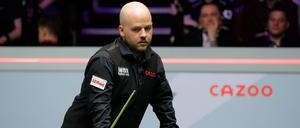 Luca Brecel hatte in seinem Erstrundenmatch gegen David Gilbert schon 9:6 geführt, dann aber noch 9:10 verloren.