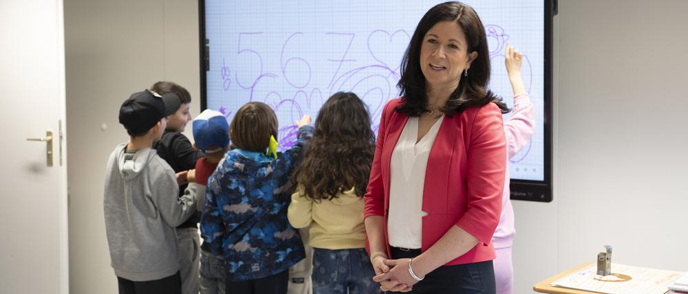 Als erste CDU-Senatorin seit 27 Jahren kam Katharina Günther-Wünsch Ende April 2023 an die Spitze der Bildungsverwaltung.
