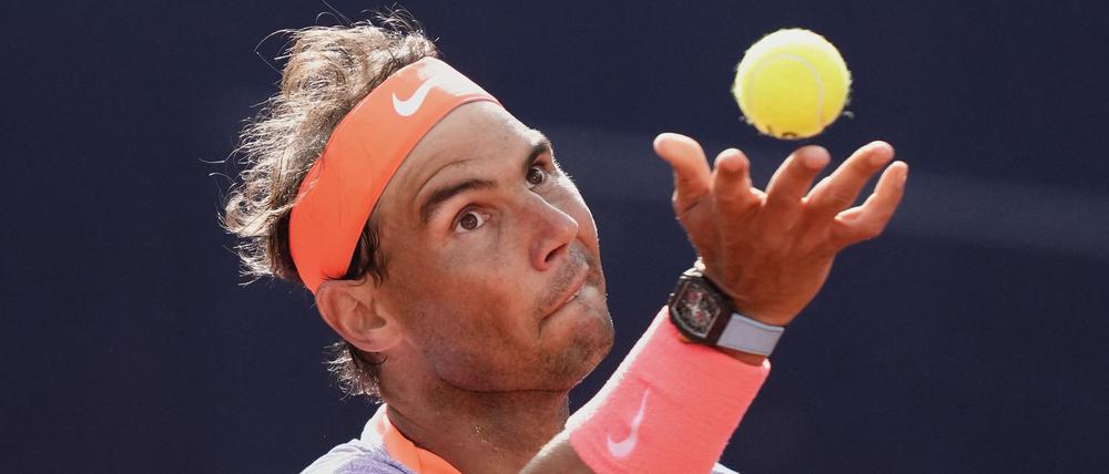 Rafael Nadal gab zuletzt in Barcelona sein Comeback nach neuerlicher Verletzungspause.