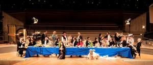 Das Deutsche Symphonie-Orchester Berlin inszeniert sich selbst auf der Bühne der Philharmonie