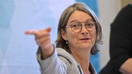 Katja Karger, Vorsitzende des DGB-Bezirks Berlin-Brandenburg.