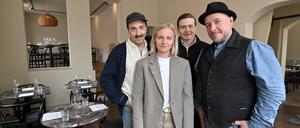 Das Team im Bussi & Amore: Andreas Hauke, Julia Gockeln, Niklas Lemke und Roland Sturm (von links). 