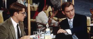 Matt Damon als Tom Ripley und Jude Law als Dickie in der Verfilmung von Anthony Minghella.