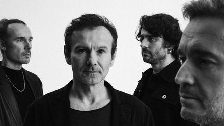  Die ukrainische Band Okean Elzy mit Sänger Swjatoslaw Wakartschuk (2. von links).