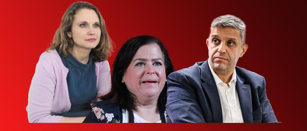 Maja Lasic, Melanie Kühnemann-Grunow, Raed Saleh.