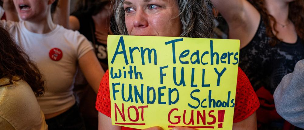 Protest gegen das neue Gesetz am Tennessee State Capitol