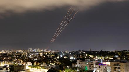 Mit 300 Drohnen und Raketen griff der Iran am 13. April Israel an – hier die Stadt Ashkelon.