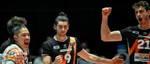 Rettung in letzter Sekunde. Am Dienstagabend schlugen die Volleys den VfB im Tiebreak und erzwangen ein fünftes Spiel. 