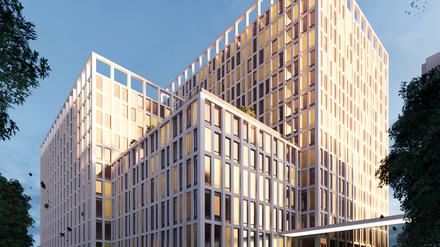 So könnte das neue Herzzentrum der Charité in Berlin-Wedding aussehen.
