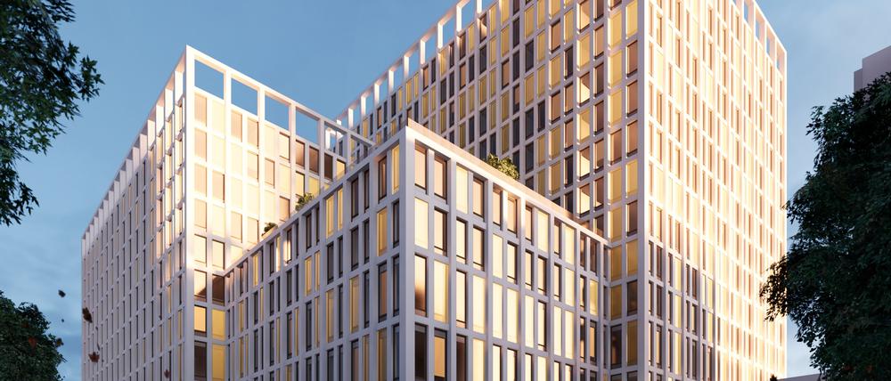 So könnte das neue Herzzentrum der Charité in Berlin-Wedding aussehen.