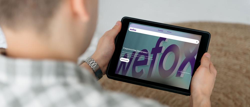 Das Berliner Start-up Wefox bietet eine digitale Plattform für Versicherungsschutz an.Credits: Wefox