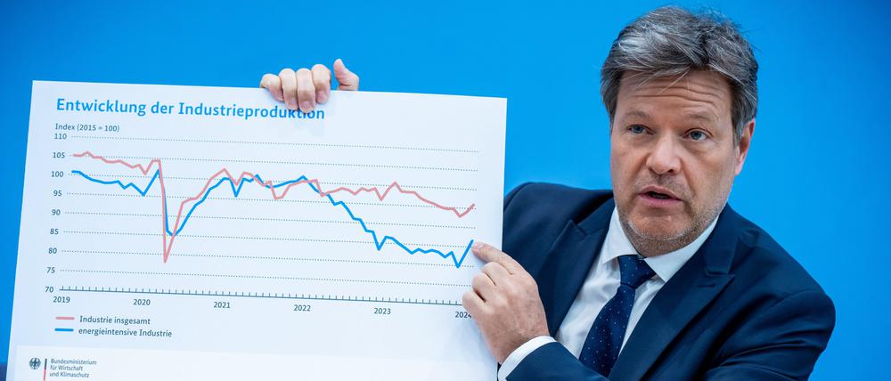 Robert Habeck (Bündnis 90/Die Grünen), Bundesminister für Wirtschaft und Klimaschutz.