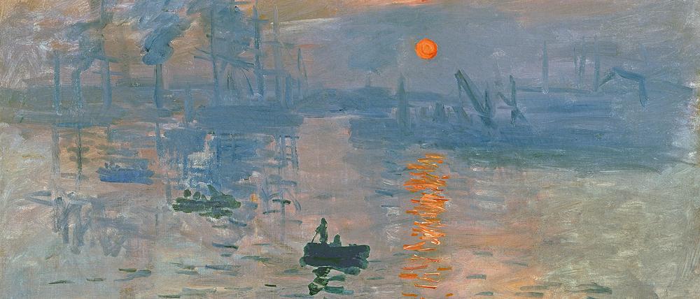 „Impression, soleil levant“ (1872) von Claude Monet.