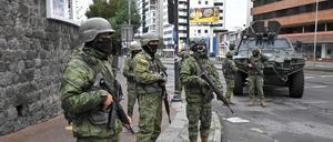 Soldaten auf den Straßen könnten für die ecuadorianische Bevölkerung zur Normalität werden.