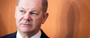 Bundeskanzler Olaf Scholz (SPD).