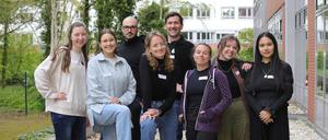 Gabriela Räder (e.v.l.) gehört zum ersten Jahrgang der Media Academy Berlin-Brandenburg.