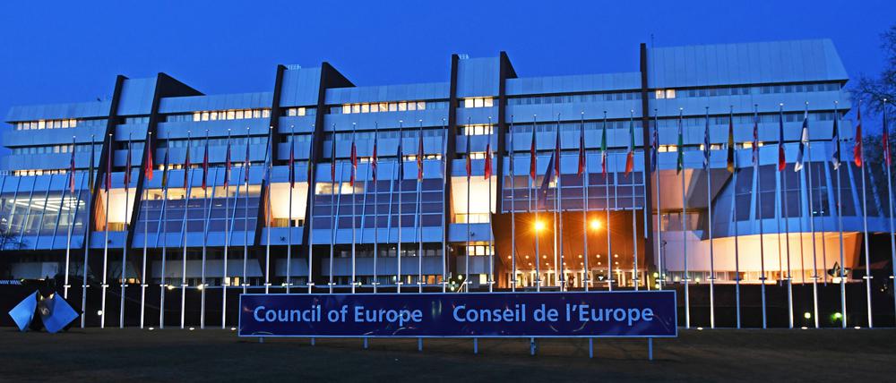 Das Gebäude des Europarats in Straßburg.