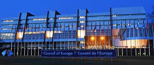 Das Gebäude des Europarats in Straßburg.