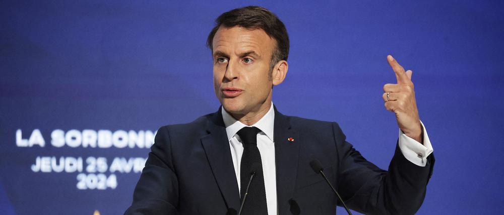 Am 25. April hielt der französische Präsident Emmanuel Macron seine zweite große Rede zu Europa an der Pariser Universität La Sorbonne.
