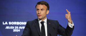 Am 25. April hielt der französische Präsident Emmanuel Macron seine zweite große Rede zu Europa an der Pariser Universität La Sorbonne.