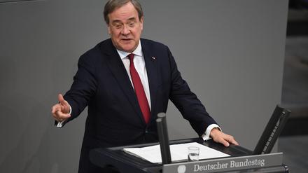 Armin Laschet (CDU) bei der Bundestagsdebatte über den agrarpolitischen Bericht der Bundesregierung. 