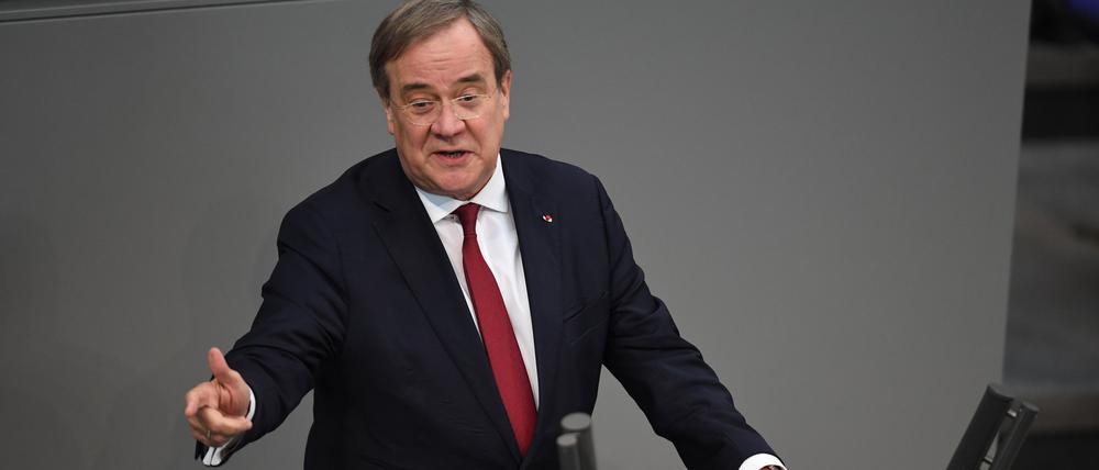 Armin Laschet (CDU) bei der Bundestagsdebatte über den agrarpolitischen Bericht der Bundesregierung. 