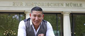 Restaurant Historische Mühle am Park Sanssouci. Neuer Betreiber Restaurantchef Hee-Sun Kim.