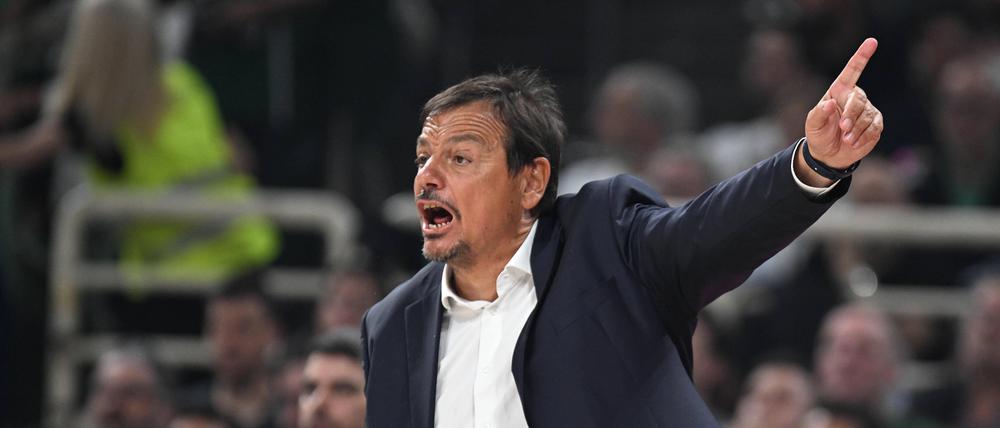 Panathinaikos-Trainer Ergin Ataman ist momentan nicht gut auf die Euroleague und die Schiedsrichter zu sprechen.