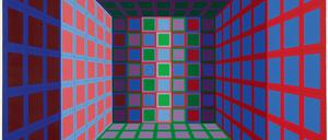 Victor Vasarely, „Balaton“ von 1977.