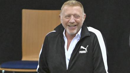 Boris Becker lacht.