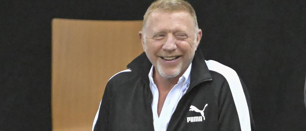 Boris Becker lacht.