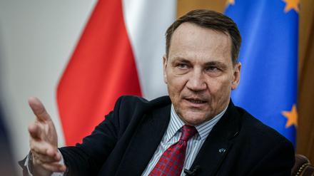 Der Außenminister von Polen: Radoslaw Sikorski.