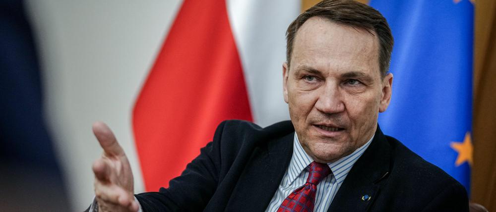 Der Außenminister von Polen: Radoslaw Sikorski.